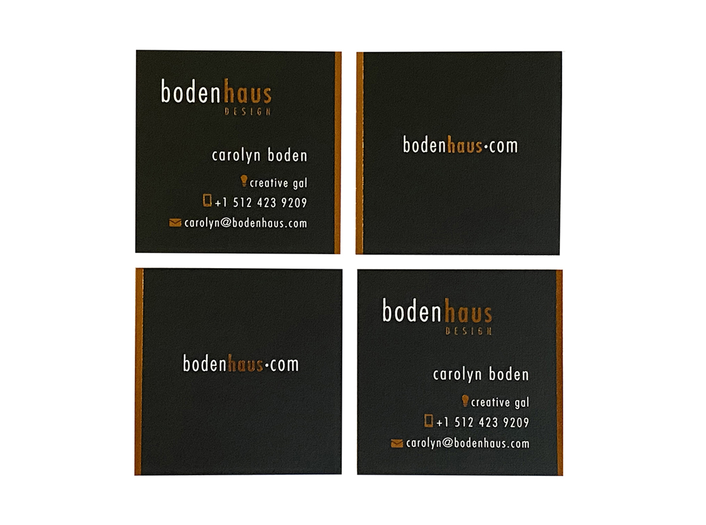 bodenhaus design business cards image