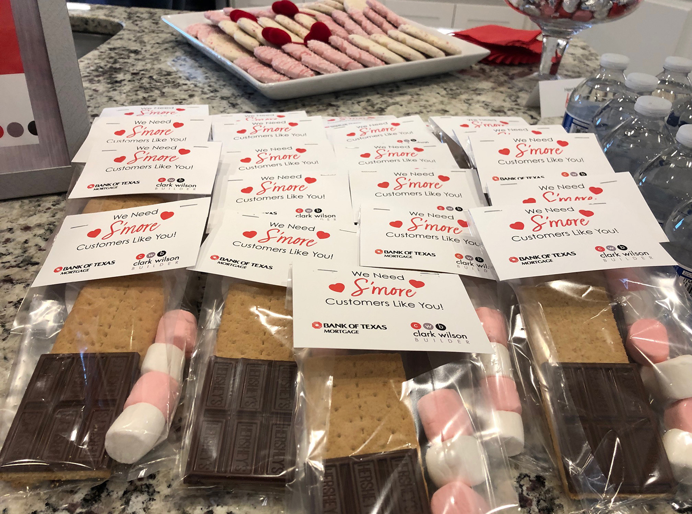 Clark Wilson Builder Grand Opening Event Smores Packet Photo