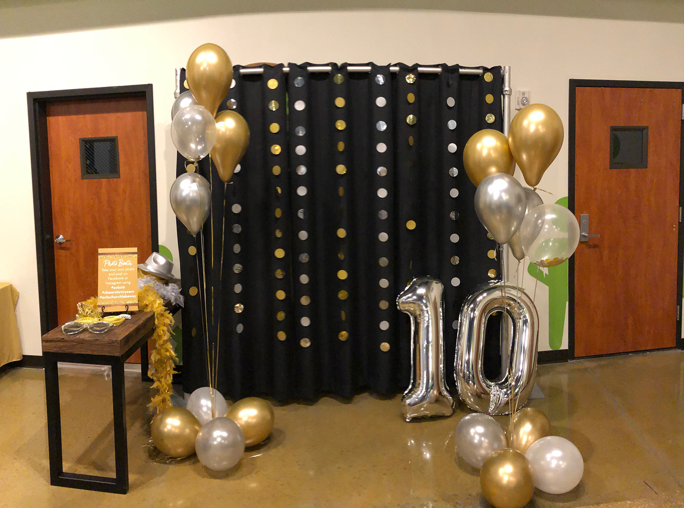 ACTS 10 Event Photobooth Decor Photo
