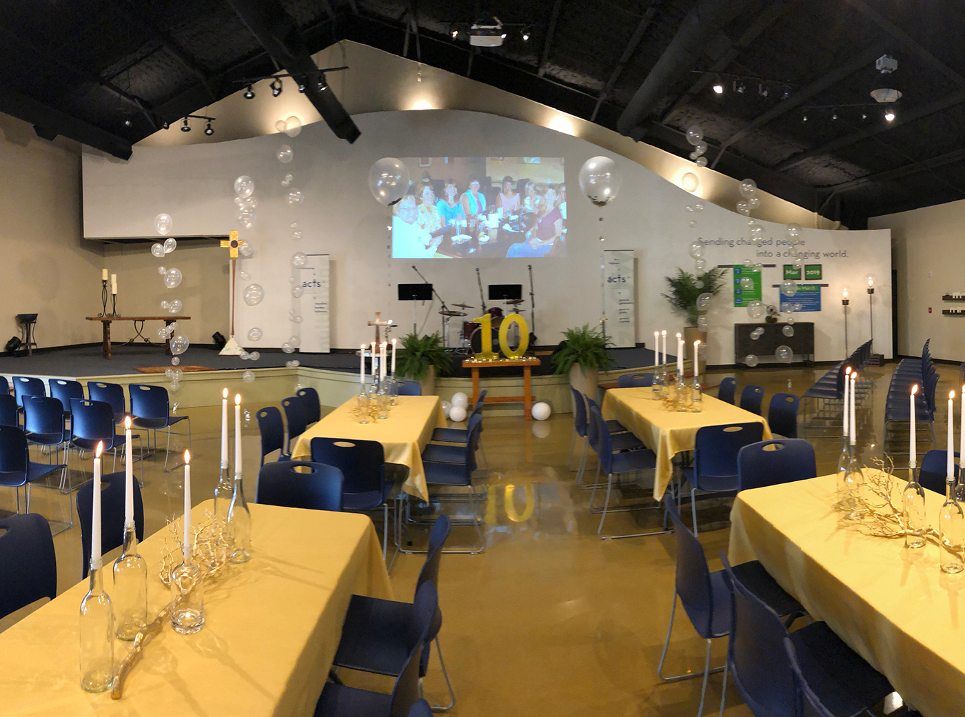 ACTS 10 Event Worship Area Decor Photo
